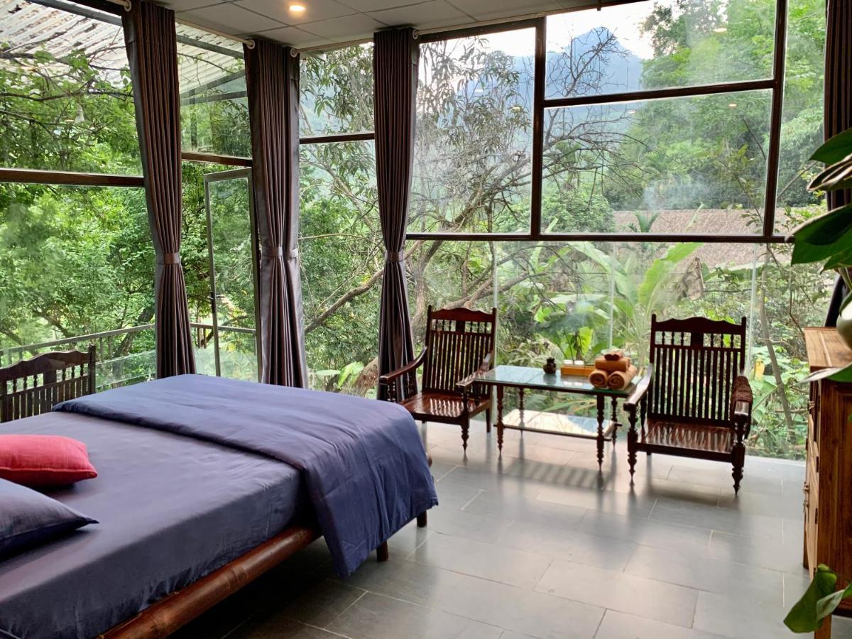 فندق Muong Retreat- Nghi Duong Xanh Trong Bao Tang Van Hoa Nghe Thuat,Hòa Bình المظهر الخارجي الصورة